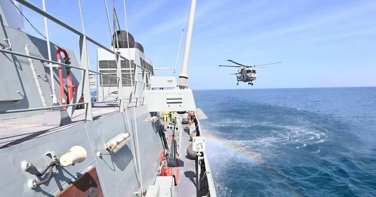 عُمان والسعودية تنفذان تمريناً بحرياً مشتركاً