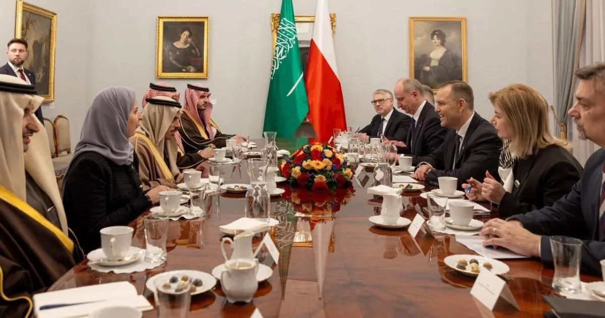 وزير الخارجية السعودي يبحث مع رئيس بولندا المستجدات الدولية