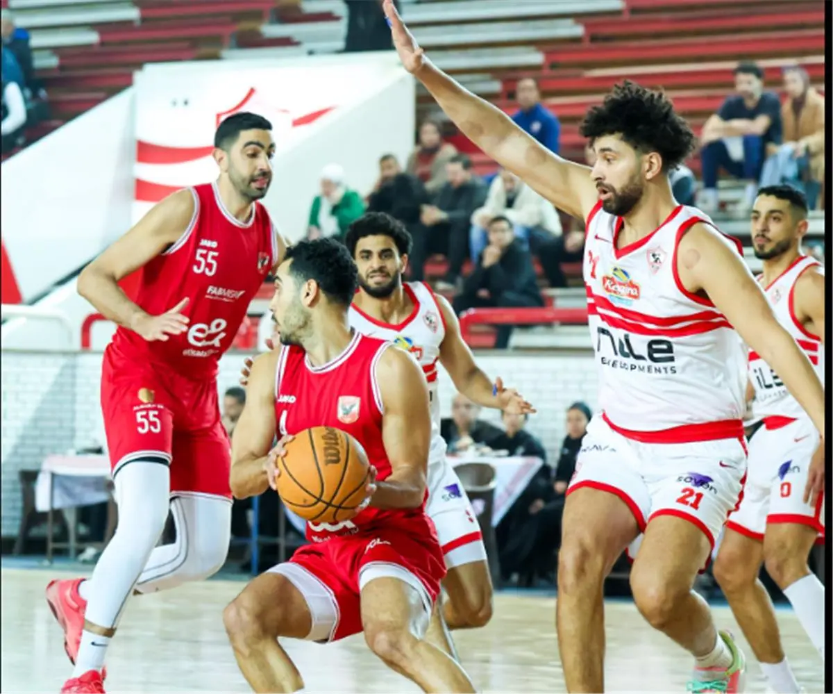 الأهلي يهزم الزمالك في مباراة مثيرة بدوري السوبر لكرة السلة