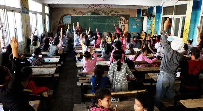 اليونيسف: حملة واسعة للعودة للتعلم في غزة تشمل 336 ألف طفل، لإعادة الأمل وبناء المستقبل