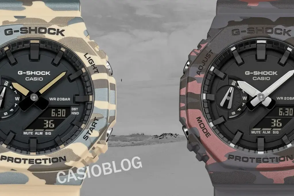 ساعة كاسيو G-Shock GA-2100 تتبنى تصميمًا عسكريًا جديدًا