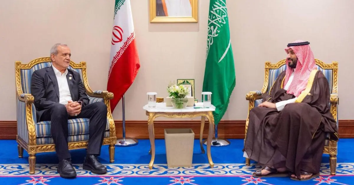 الرئاسة الإيرانية: بن سلمان يرفض أي اعتداء على طهران