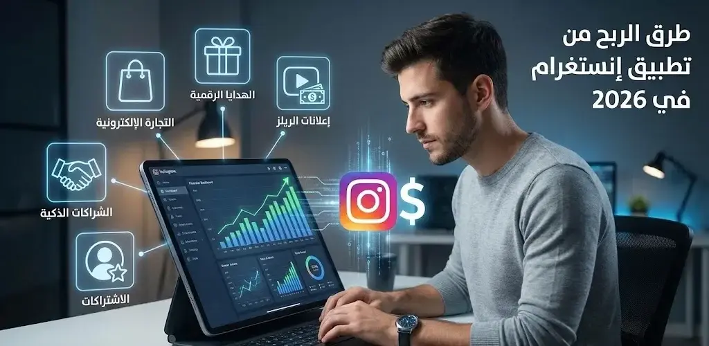 طرق الربح من تطبيق إنستغرام في 2026 - سوالف سوفت