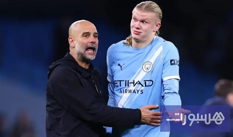 غوارديولا: زملاء هالاند سبب "عقمه" - هسبورت