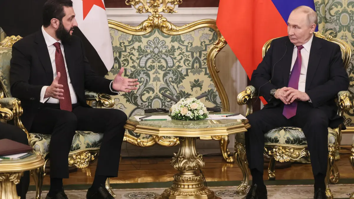 الشرع يشكر بوتين لدعمه جهود سوريا لاستعادة وحدة أراضيها وتحقيق الاستقرار في المنطقة