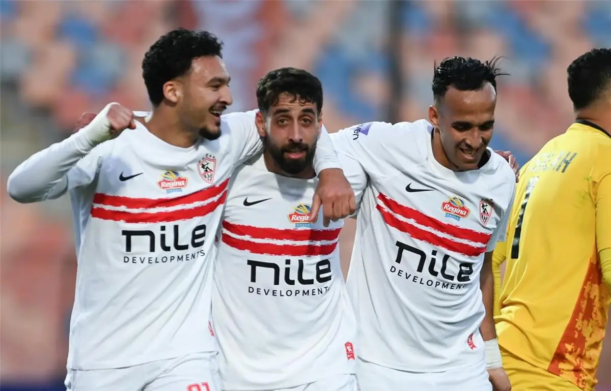 الزمالك يتخطى بتروجيت بثنائية ويرتقي للمركز الرابع في الدوري