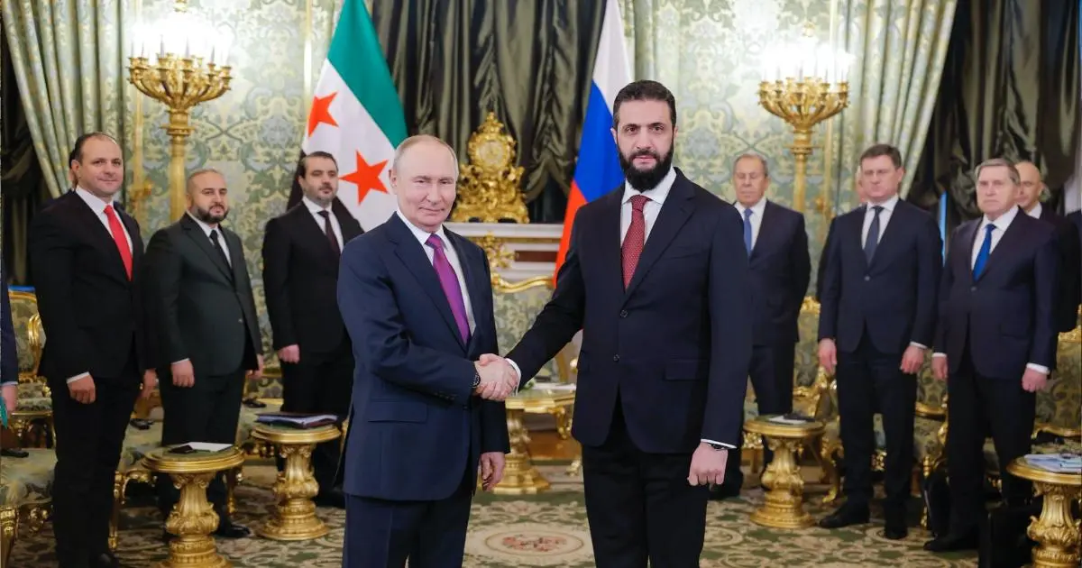 بوتين يشيد بجهود الشرع للحفاظ على وحدة سوريا