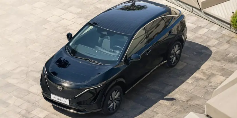 نيسان أريا EV: تعزيز المدى بفضل الطاقة الشمسية
