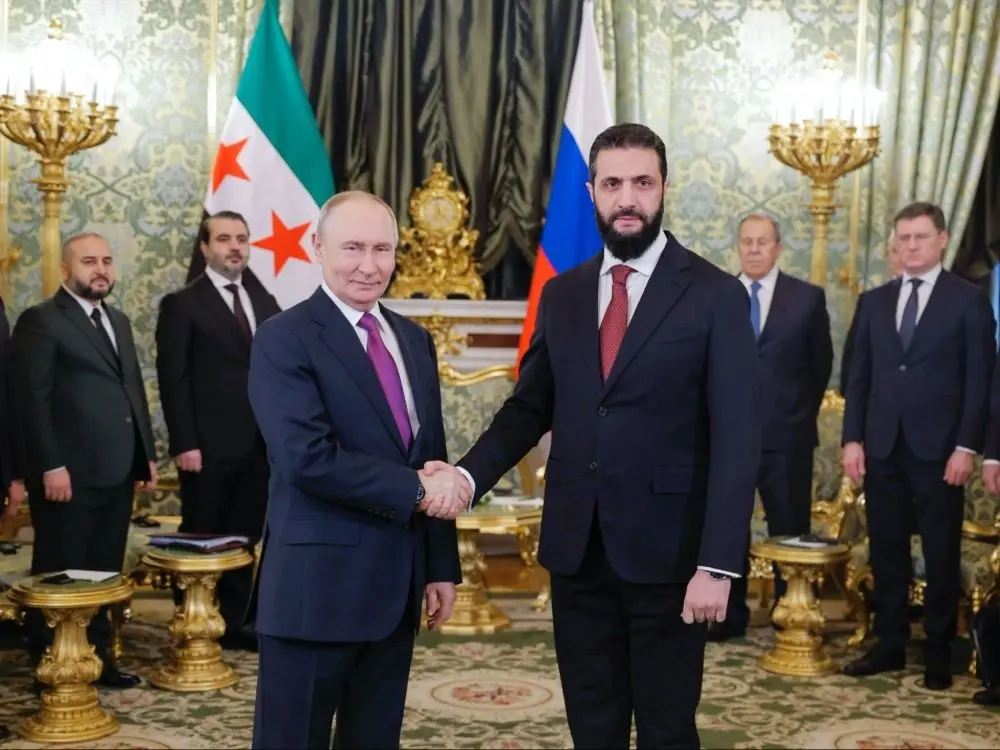 الشرع يختتم زيارته الثانية لموسكو