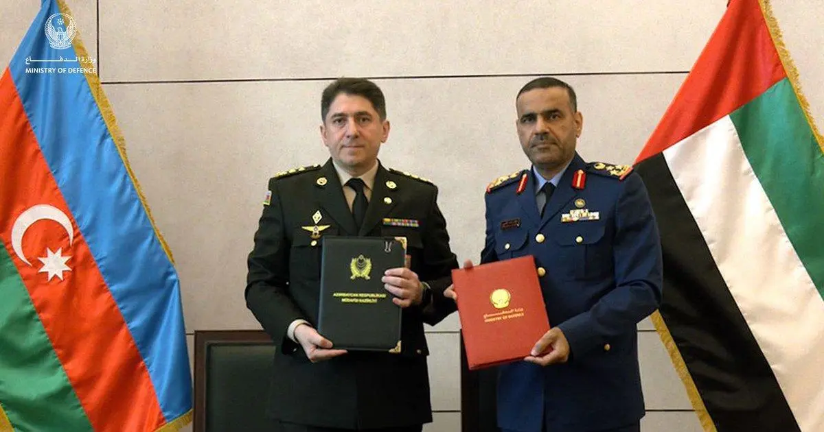 الإمارات وأذربيجان تبحثان تعزيز التعاون العسكري والدفاعي