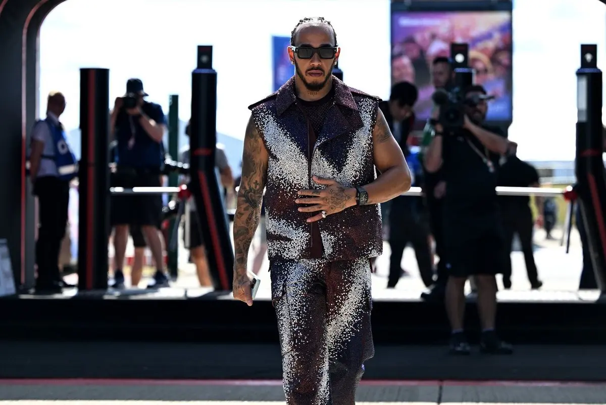 Lewis Hamilton explains why he’s so "intentional" with his F1 paddock fashion