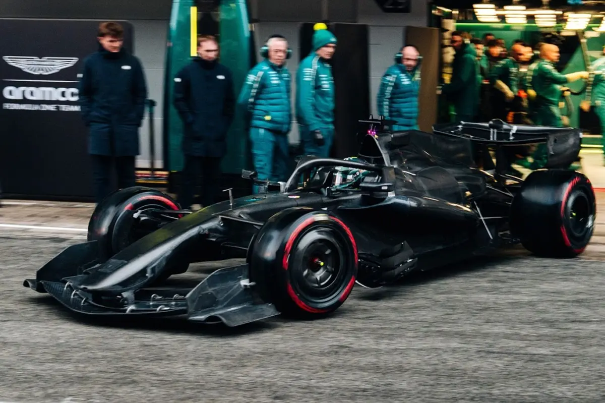 Aston Martin's 2026 F1 car is finally on track, causes red flag