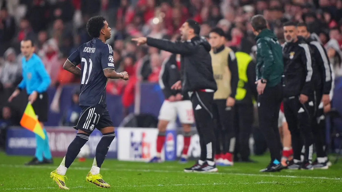 بعد طرده أمام بنفيكا.. رودريجو يوجه رسالة لجماهير ريال مدريد