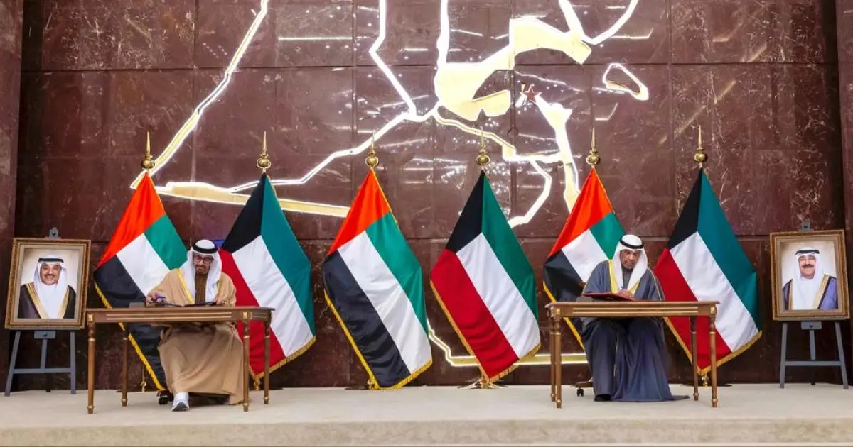 توقيع 5 مذكرات تفاهم وبرامج تنفيذية بين الكويت والإمارات