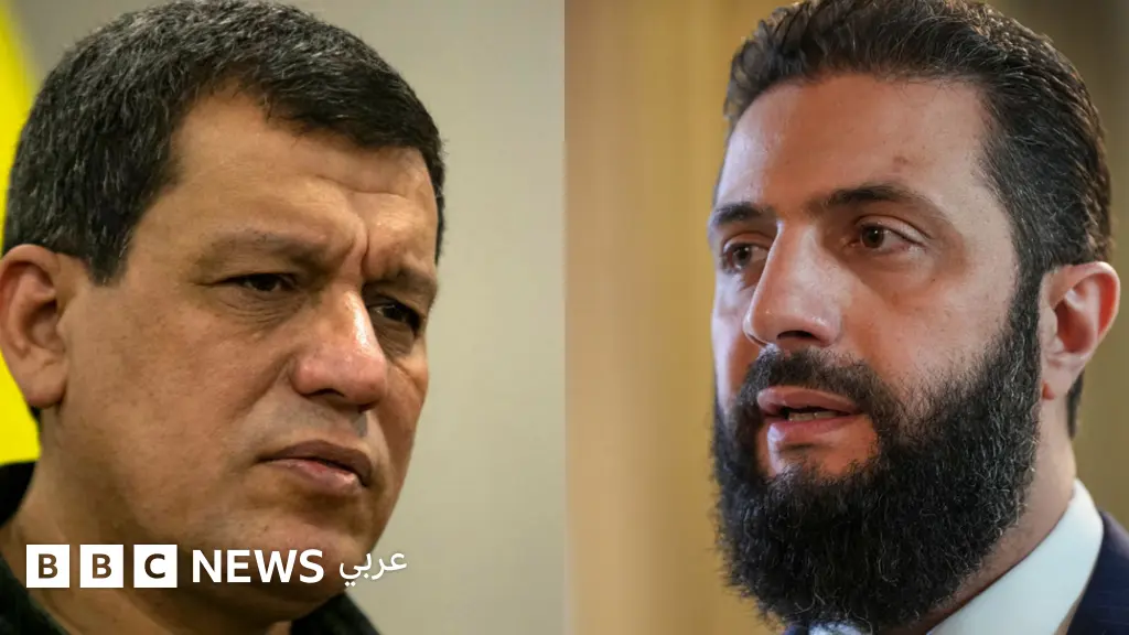 الإعلان عن "اتفاق شامل" بين دمشق وقوات سوريا الديمقراطية - BBC News عربي