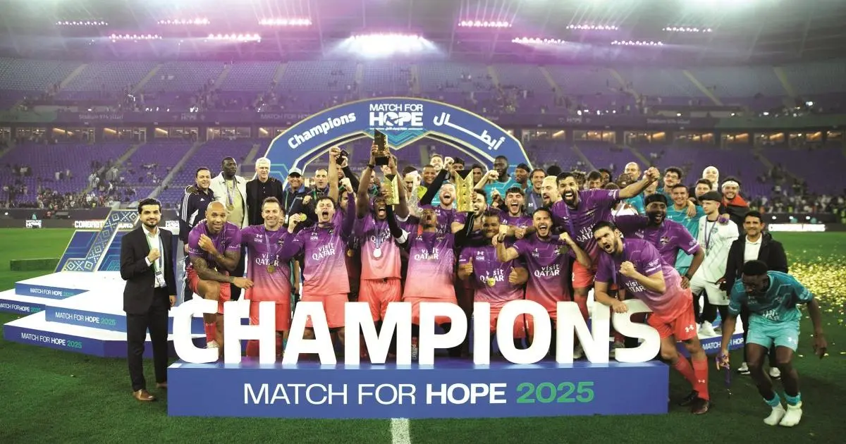قطر.. مباراة "إحياء الأمل" تجمع 12 مليون دولار لدعم تعليم الأطفال