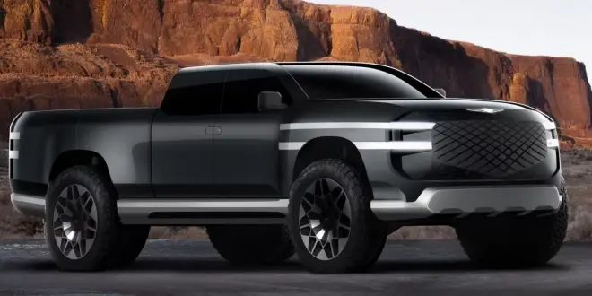 جينيسيس تكشف عن تصميم اختباري لبيك أب كهربائية موجهة لأمريكا - سعودي شفت