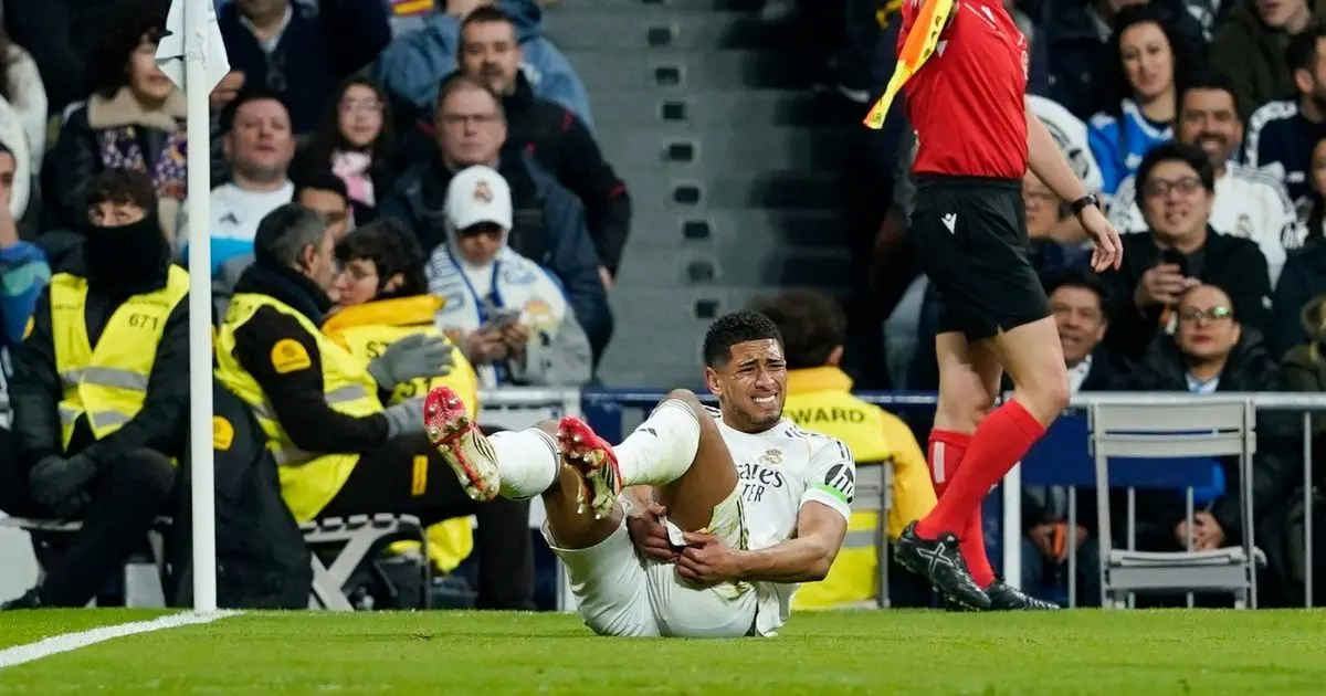ضربة لريال مدريد.. بيلينغهام يبكي بعد الإصابة وبراهيم دياز المستفيد