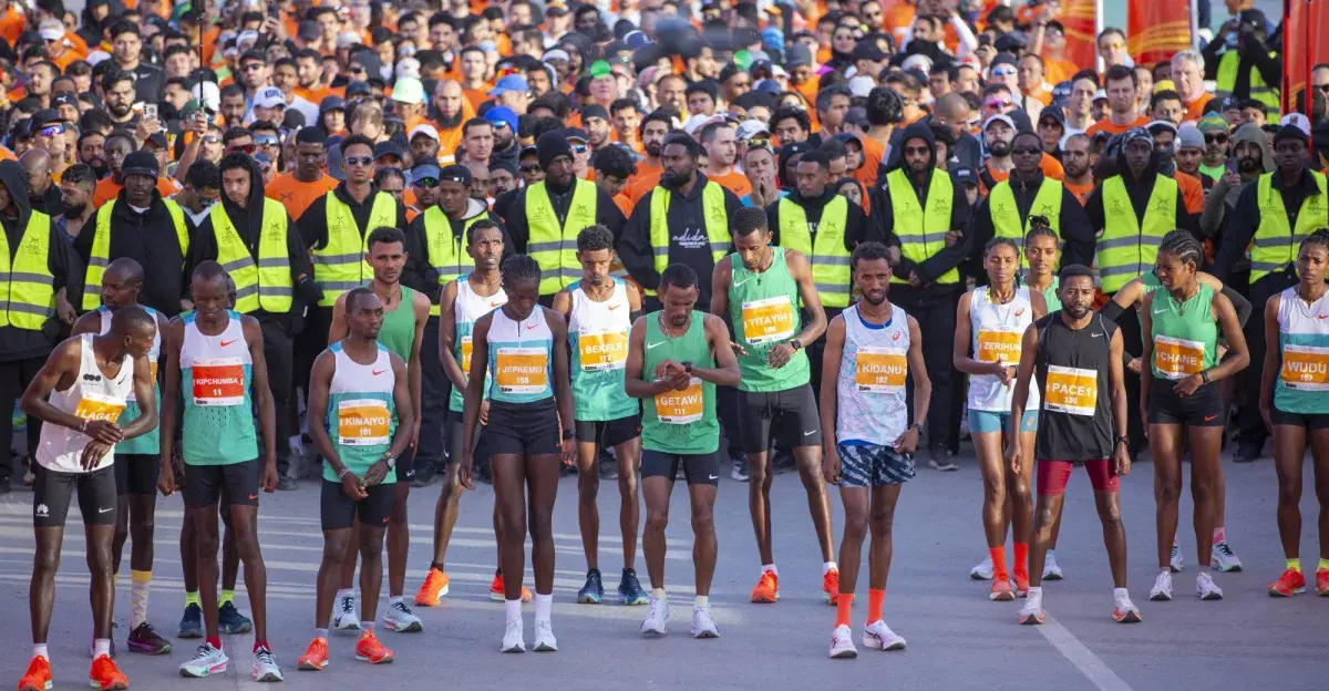مشاركة تاريخية وختام عالمي لماراثون الرياض الكبير