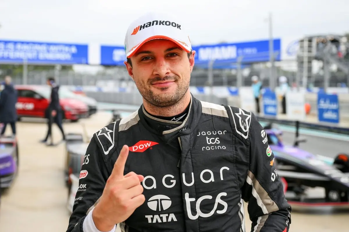 Formula E Miami: Mitch Evans charges to victory in wet