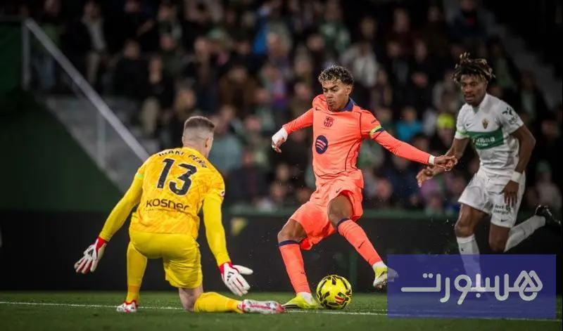 برشلونة يهزم إلتشي بثلاثية ويعزز صدارته للدوري الإسباني - هسبورت