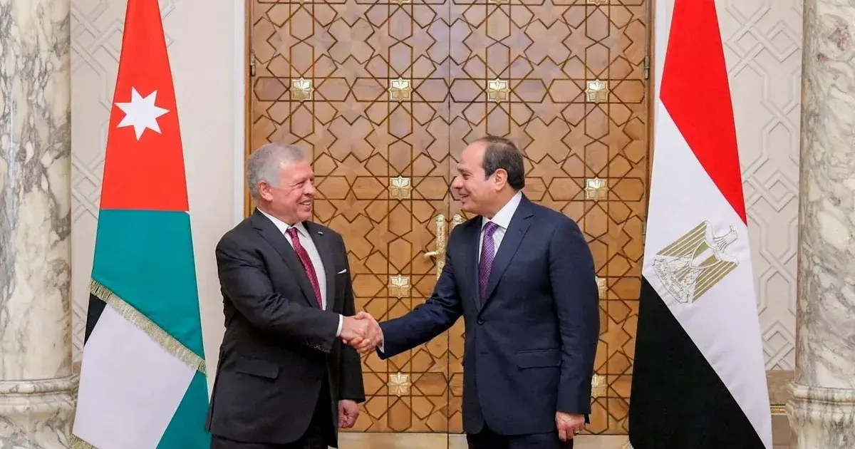 ملك الأردن يزور مصر لبحث المستجدات الإقليمية