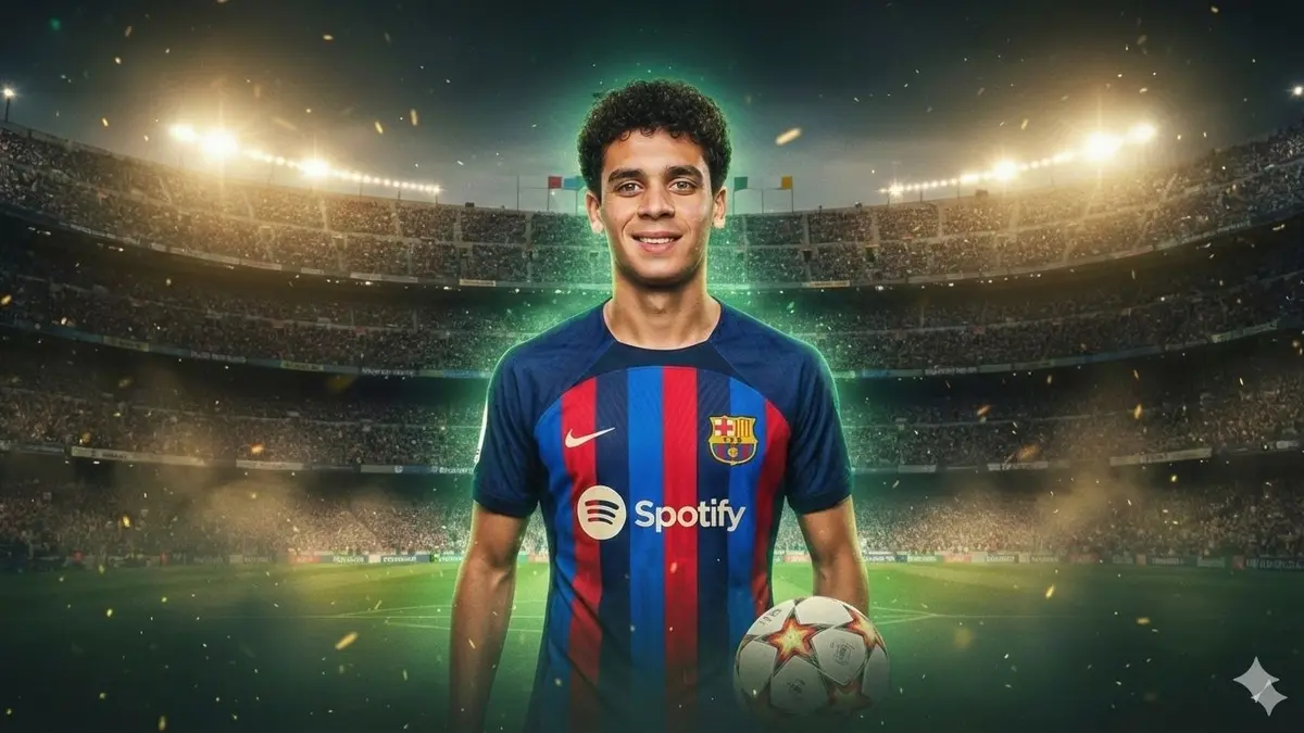 رسميا.. برشلونة يعلن ضم حمزة عبد الكريم