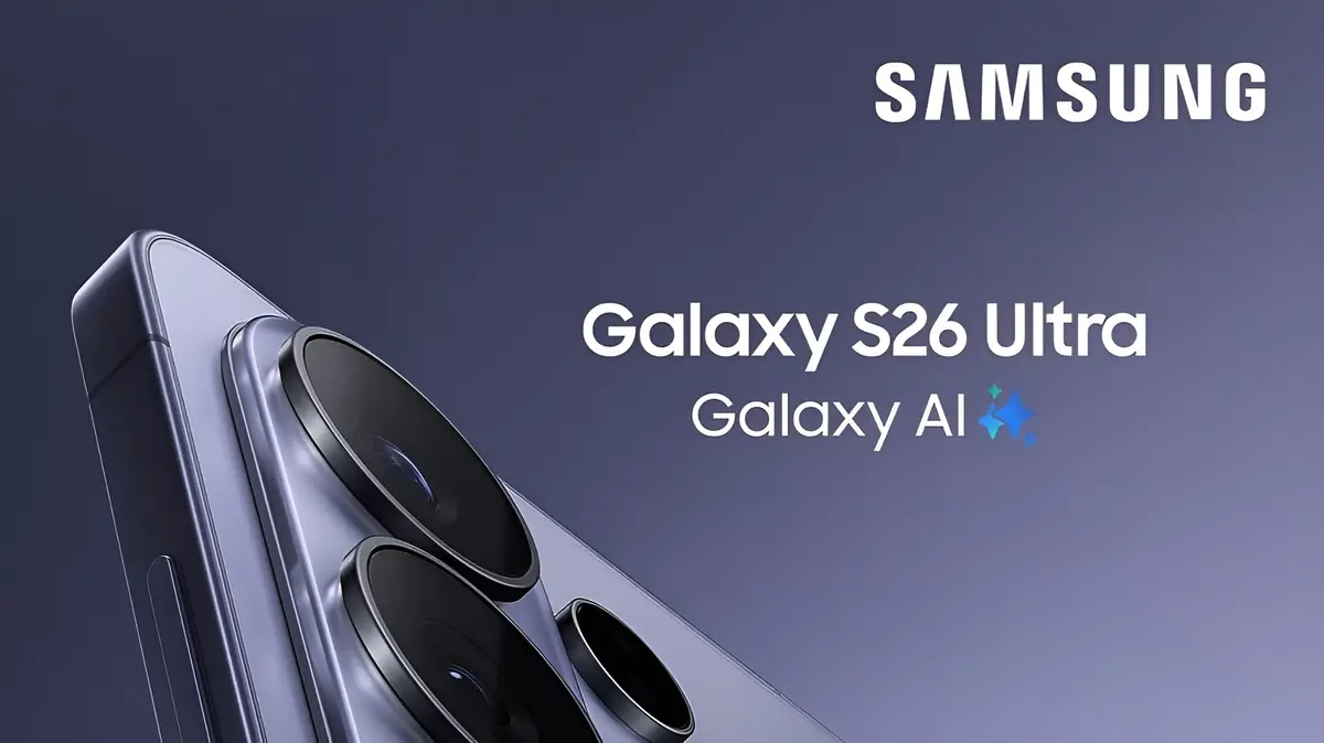"🚨 تسريب مثير! 🌟 أول ملصق ترويجي رسمي لهاتف Samsung Galaxy S26 Ultra! هل أنتم مستعدون لاكتشاف ما يخبئه هذا العملاق؟ 📱✨ #Samsung #GalaxyS26Ultra"