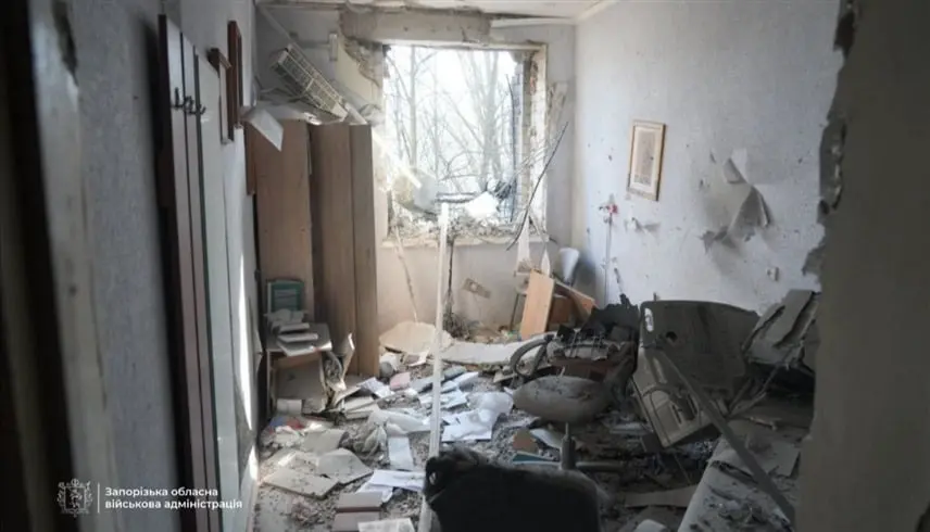 إصابة 9 بهجوم روسي على مستشفى في زابوريجيا - موقع 24