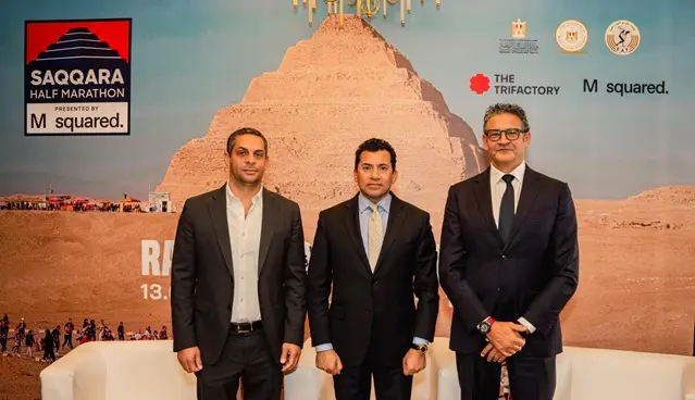 شركتا «M squared» و«The TriFactory» تعلنان تنظيم سباق «نصف ماراثون سقارة»​ - أموال الغد