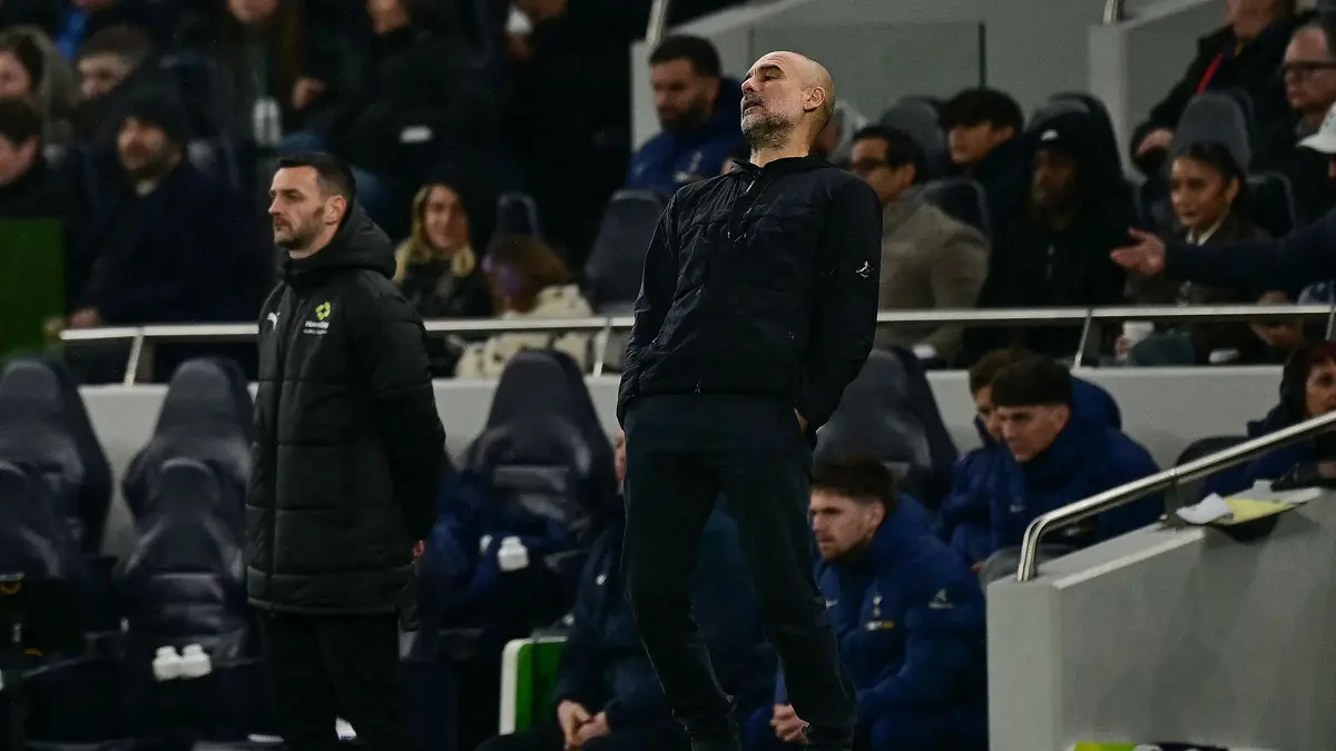 جوارديولا: تعادلنا أمام توتنهام انتكاسة