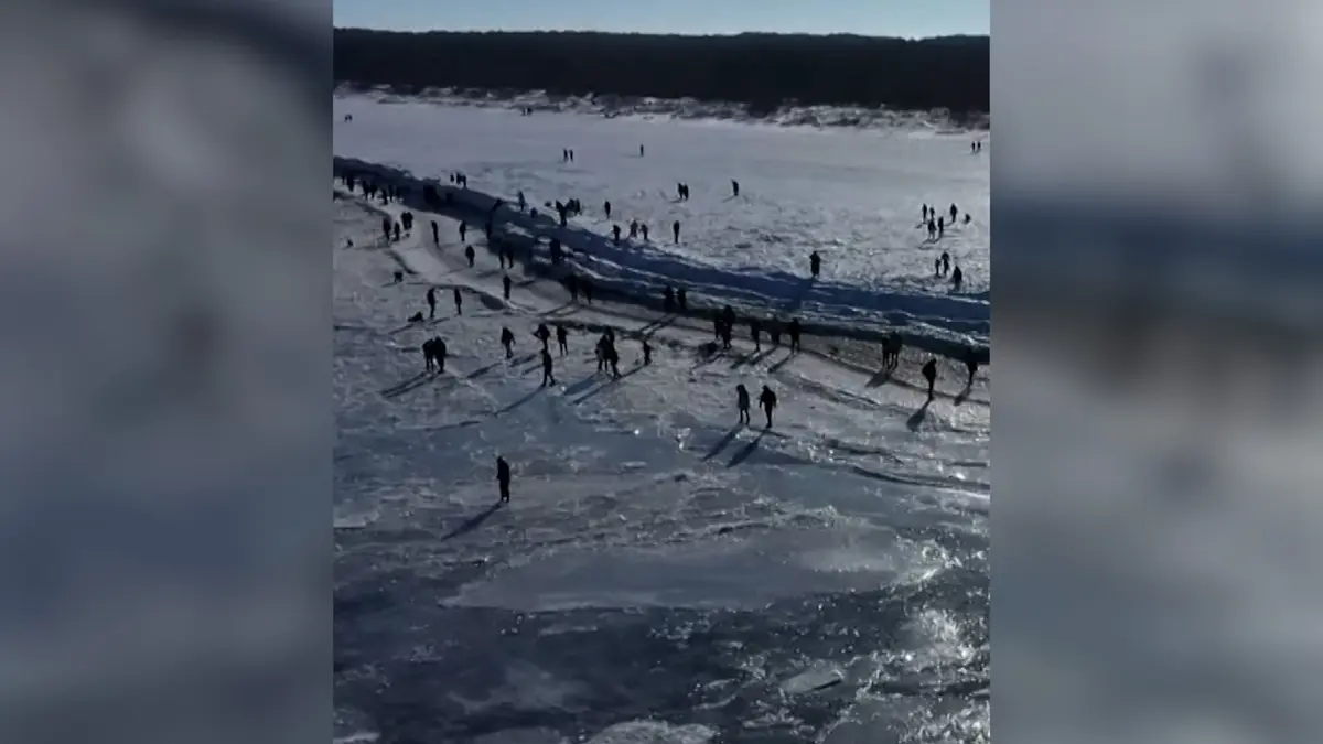 برد قارس ودرجات حرارة منخفضة تُجمّد أحد أعظم أنهار أوروبا