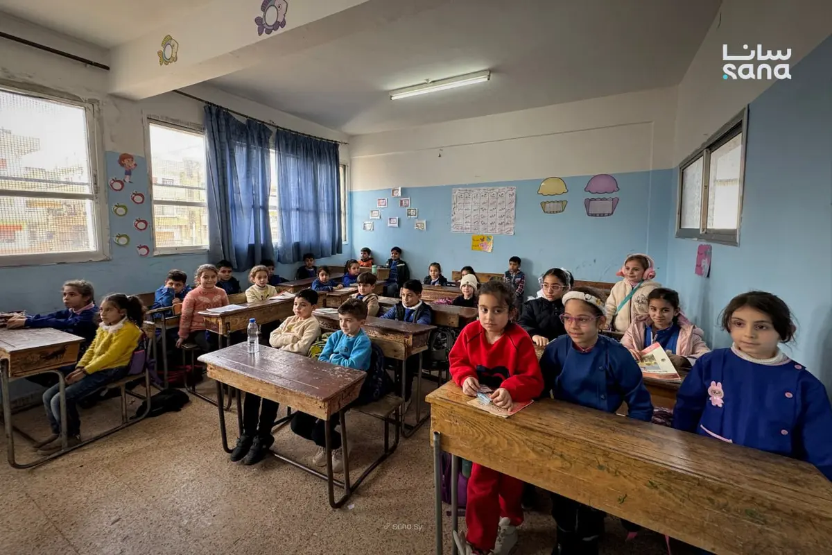 لقطات من مدارس محافظة طرطوس مع بدء الفصل الدراسي الثاني
