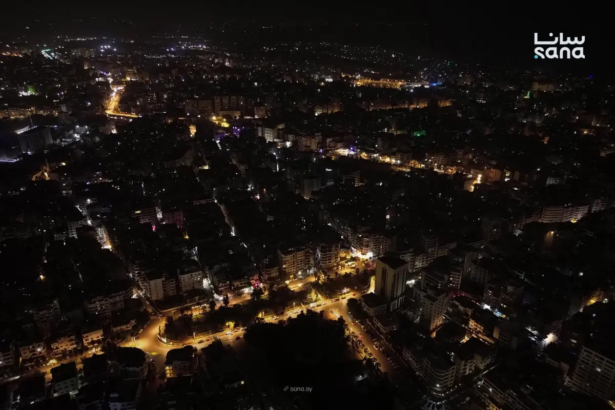 مشاهد ليلية لمدينة اللاذقية