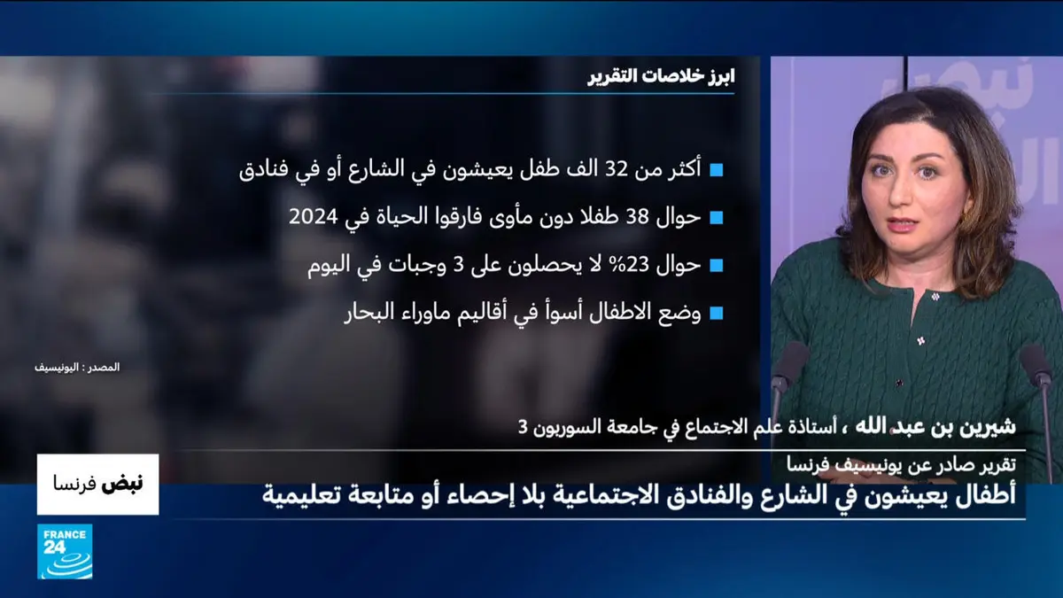 نبض فرنسا - في فرنسا.. أطفال يعيشون في الشوارع وفي الفنادق الاجتماعية بلا متابعة تعليمية!