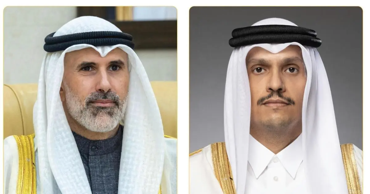 أول اتصال بين رئيس وزراء قطر ووزير خارجية الكويت الجديد