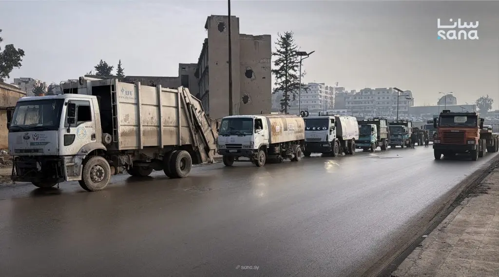 حملة مكثفة لتعزيز النظافة في الأحياء الشرقية لمدينة حلب