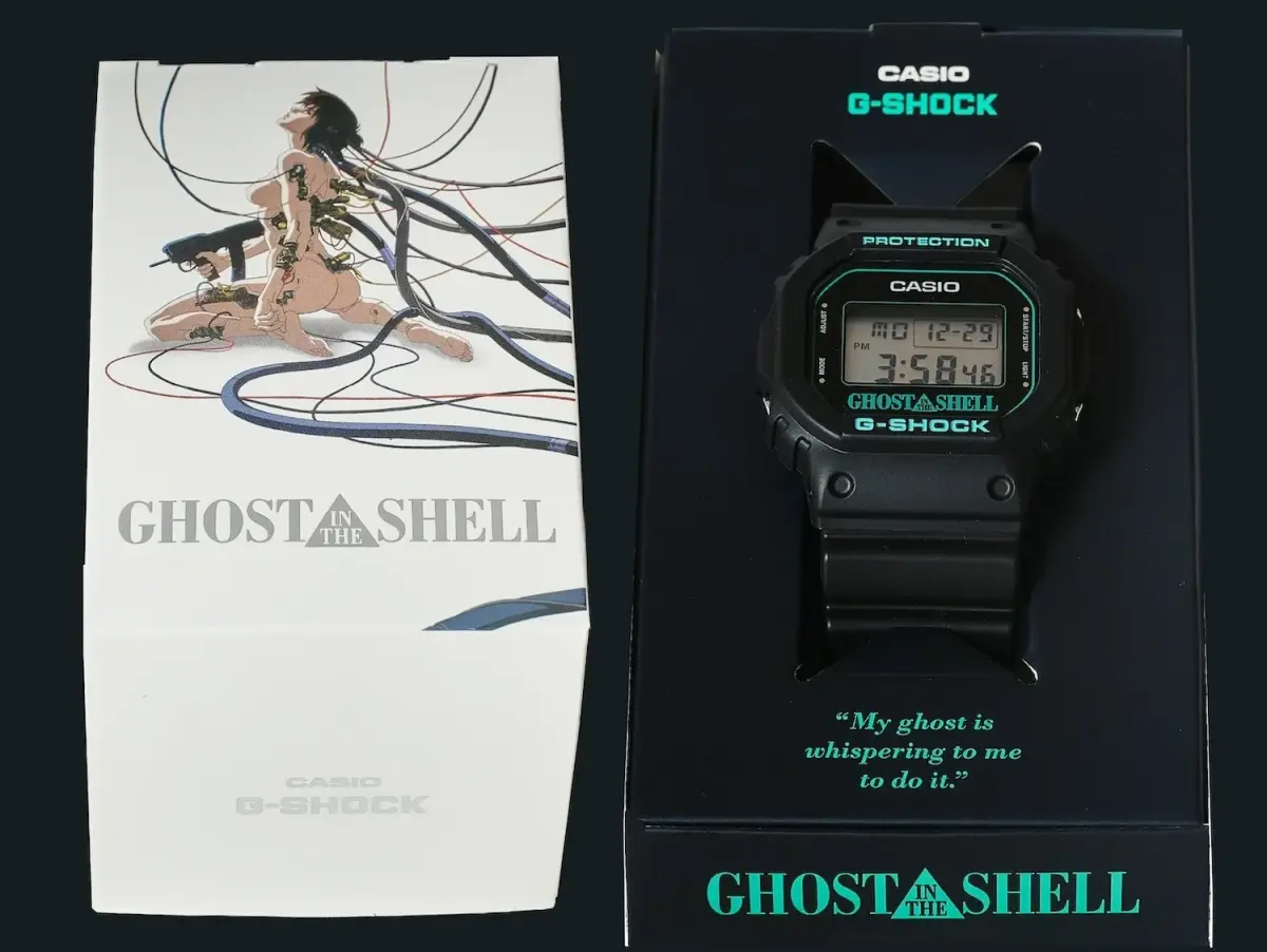 G-SHOCK تكشف عن ساعة DW-5600 مستوحاة من فيلم "Ghost In The Shell"