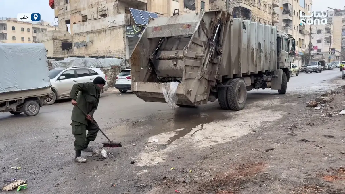 إطلاق حملة نظافة في الأحياء الشرقية لمدينة حلب