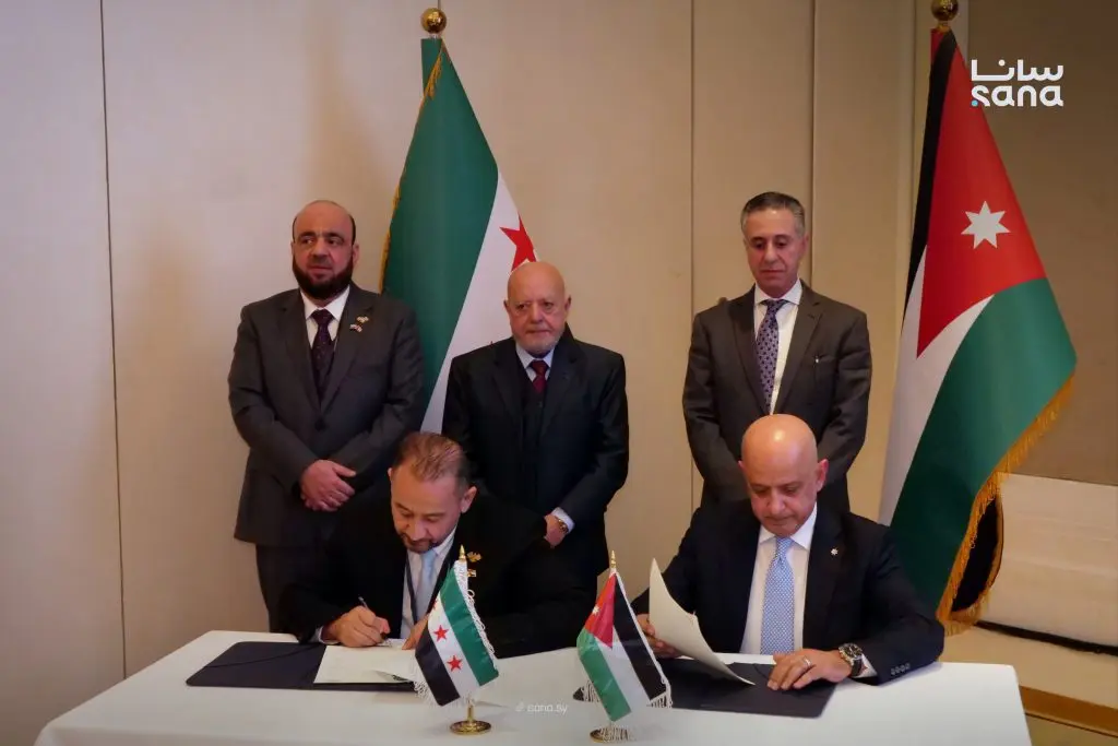 توقيع اتفاقية توءمة وتعاون في الأردن بين غرفتي تجارة دمشق وعمّان