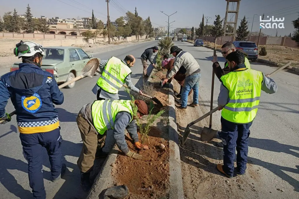 حملة "ريفنا أخضر" تنهي المرحلة الأولى بزراعة 190 ألف غرسة بريف دمشق