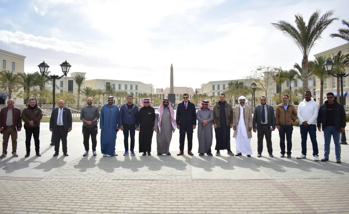 وفد من المجلس الأعلى للاقتصاد العربي الأفريقي يزور مدينة العلمين الجديدة - أموال الغد