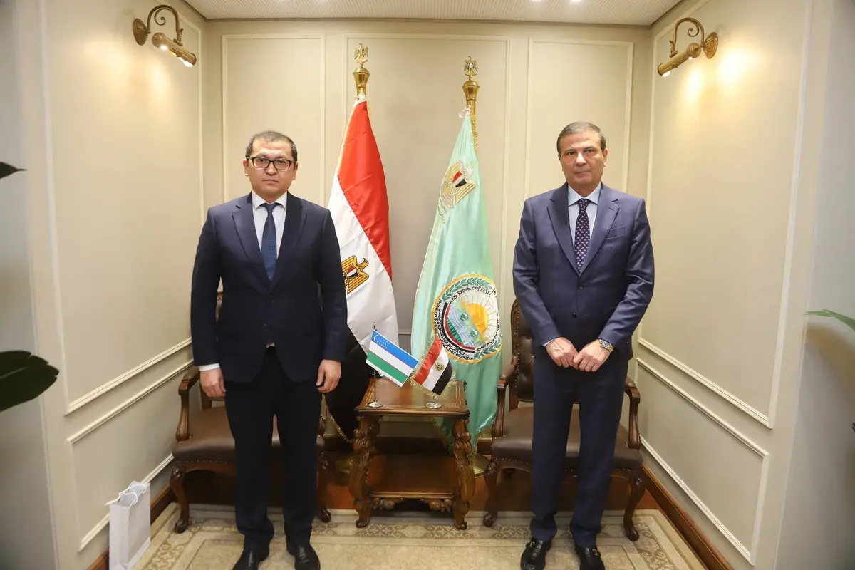 وزير الزراعة يبحث سبل تعزيز التعاون الزراعي المشترك مع سفير أوزبكستان - أموال الغد