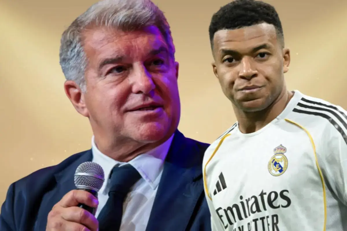 لابورتا يسخر من مبابي ويشعل أزمة جديدة مع ريال مدريد