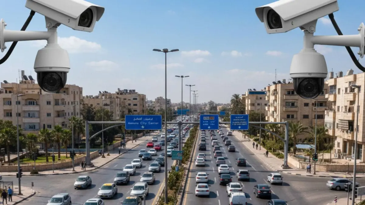 أمانة عمان تطرح عطاء لتركيب 3100 كاميرا ذكية لرصد المخالفات وإدارة المرور لحظيا
