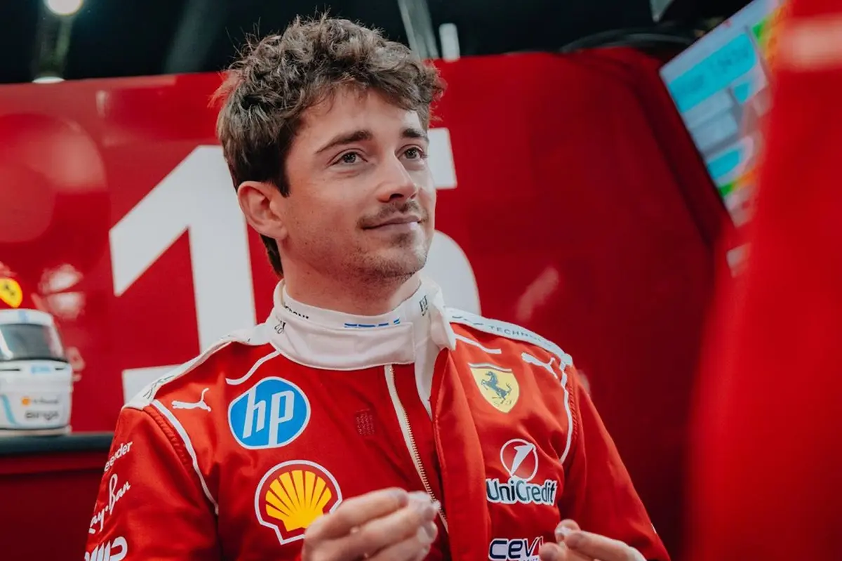 Charles Leclerc ditches modern power for a £2.5million Ferrari classic