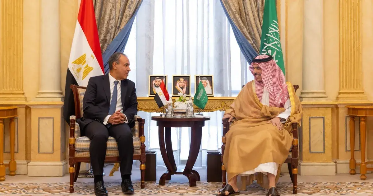 وزيرا خارجية السعودية ومصر يبحثان تطورات غزة والسودان وإيران