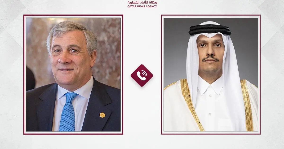 اتصال قطري إيطالي يبحث التعاون وخفض التصعيد