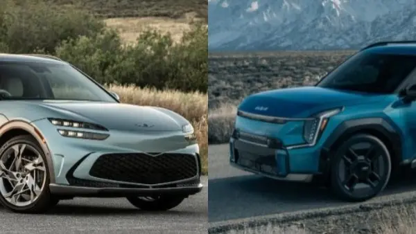 مقارنة بين كيا اى فى 9 ام جينيسيس‎ جي في 60 موديل 2026