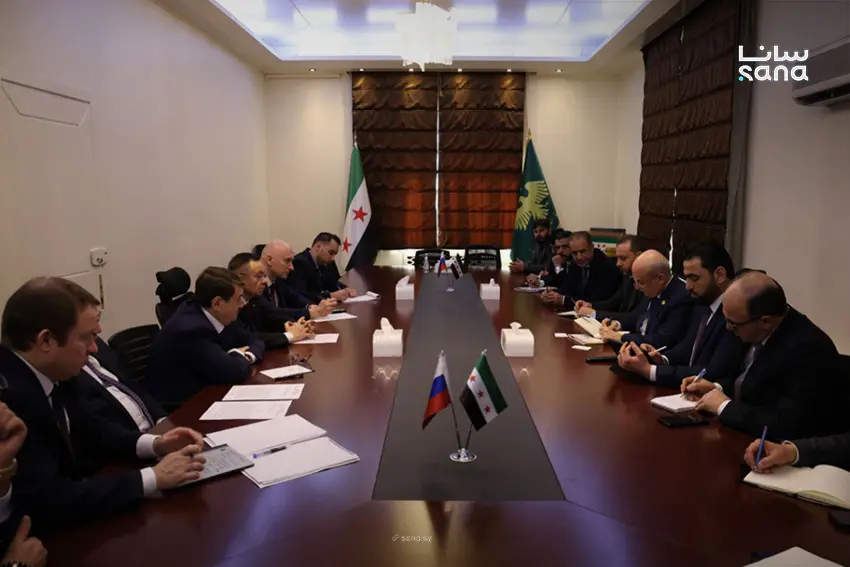 وزير النقل يبحث مع وفد روسي سبل تطوير شبكة السكك الحديدية في سوريا